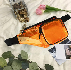 Clear orange shop fanny pack